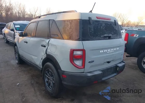 2023 Ford Bronco Sport Big Bend z USA, uszkodzony, nr VIN 3FMCR9B68PRD40821